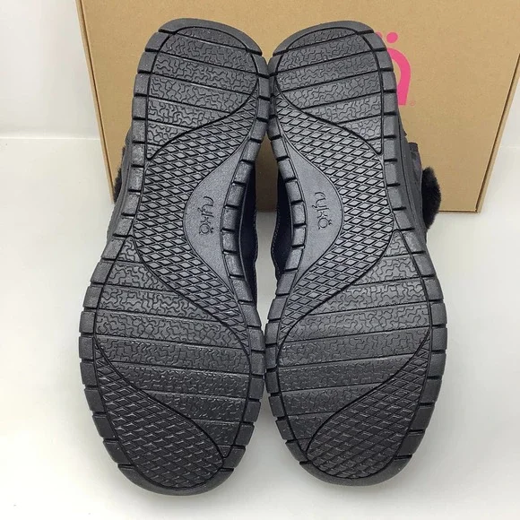 Ryka Suzy Quilted Faux Fur Pull On Booties‎ in Black Camo Size 8 New With Box - Picture 6 of 6